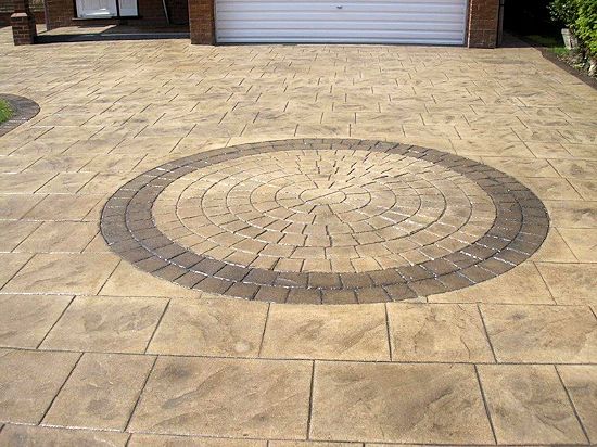 pattern imprinted drives bury